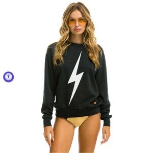 Bolt Crew Sweatshirt Charcoal